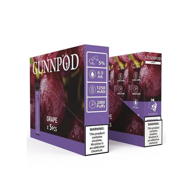 Gunnpod 2000 Puffs Jednorazowy Vape