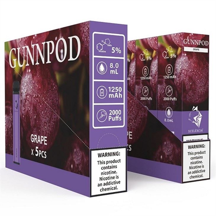 Sklep z waporyzatorami Gunnpod 2000 Puffs