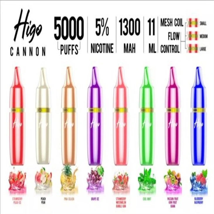 Higo Cannon 5000 zaciągnięć Vape Shop