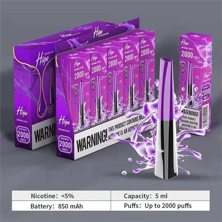 Higo Lip 2000 Puffs Disposable Vape
