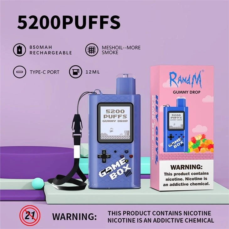 Randm 5200 Game Box Vapes