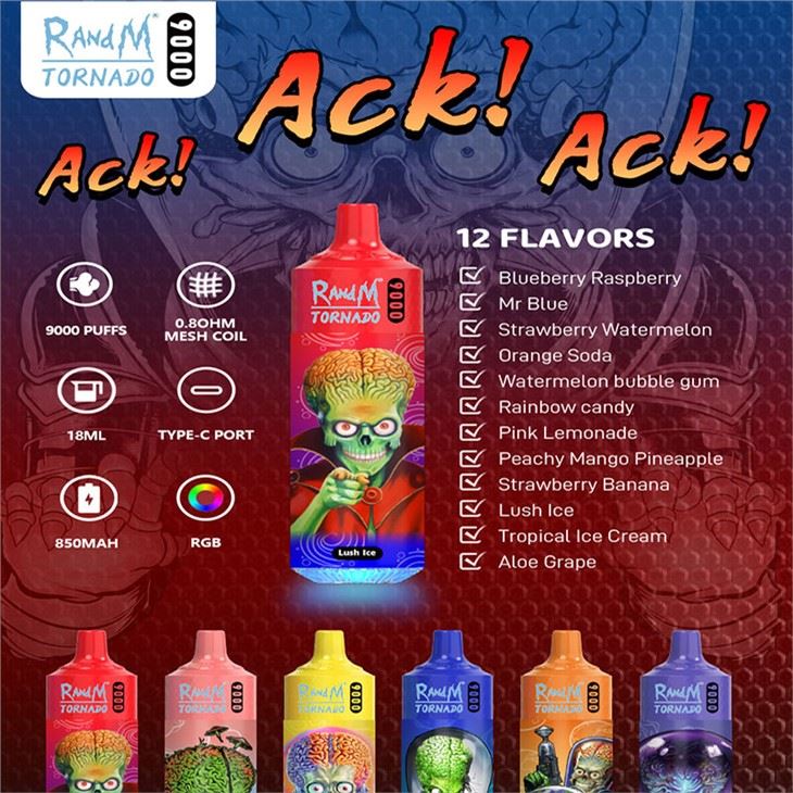 Randm 9000 Tornado Jednorazowy Vape