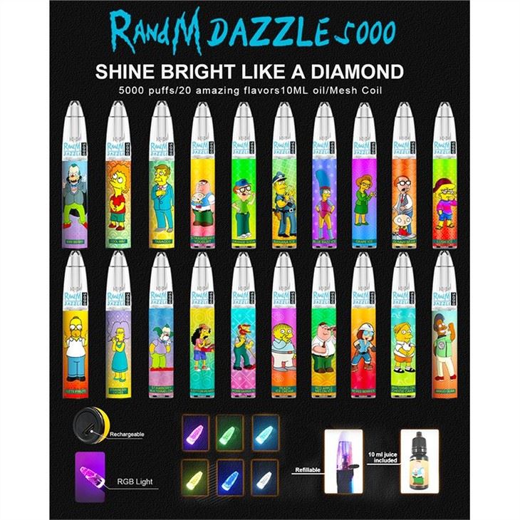 Randm dazzle 5000 electric cigarette disposable vape