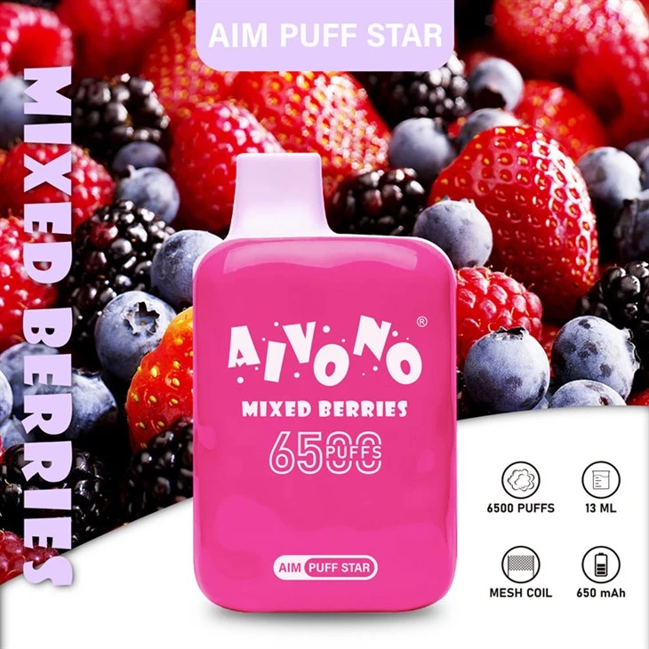 Oryginalne zaciągnięcia Aivono AIM Puffstar 6500