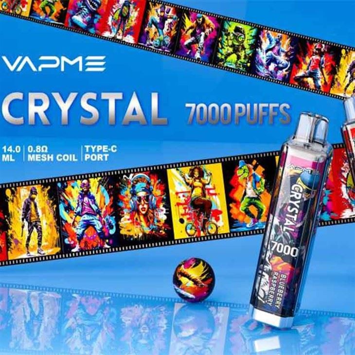 vapme crystal 7k puff vapes