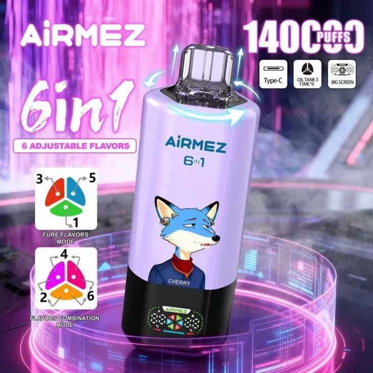 Airmez 6 cali1 140K Puffs Vape