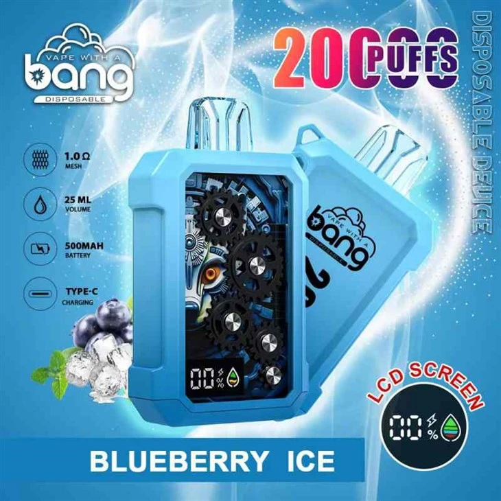 Kolorowy ekran Bang 20000 Puffs
