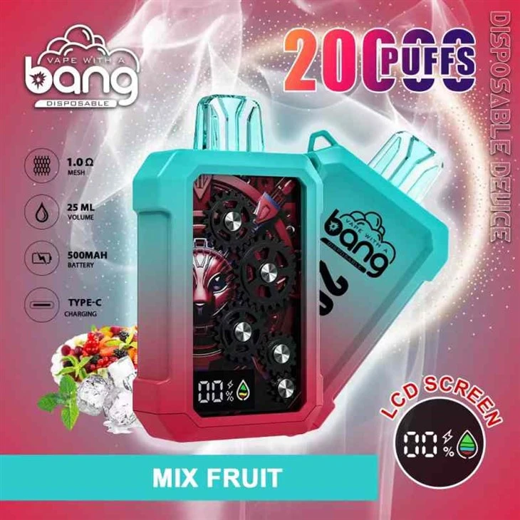 Waporyzator kolorowy Bang 20000 Puffs