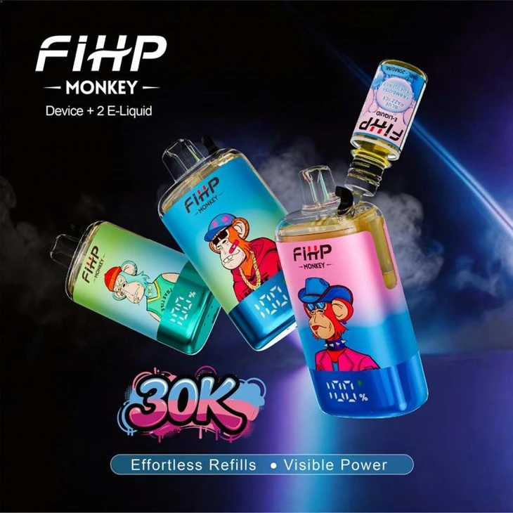 FIHP MONKEY 30000 Puffów TPD do wielokrotnego napełniania