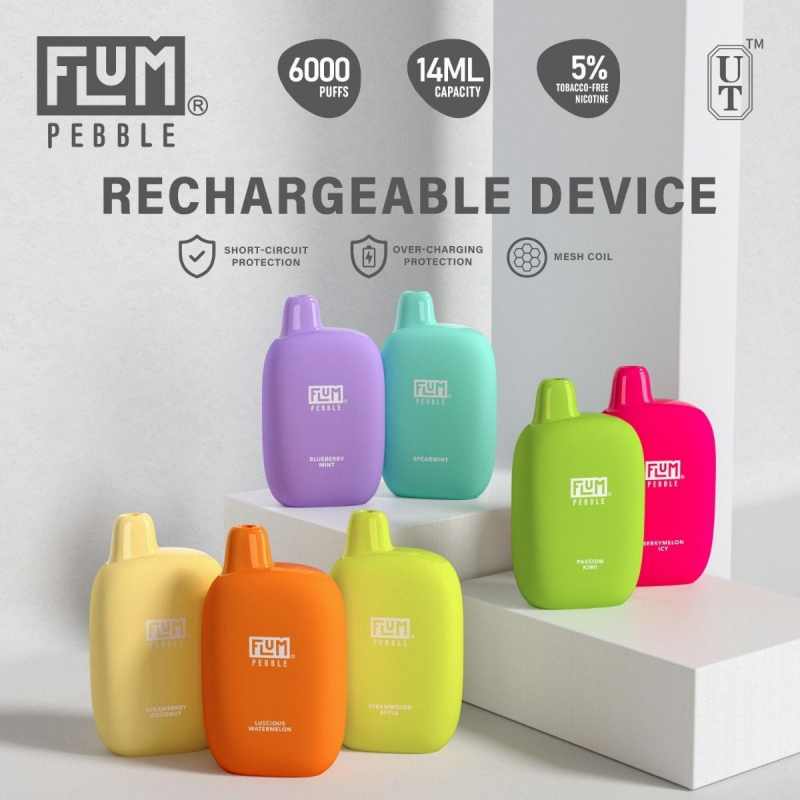 Jednorazowy waporyzator FLUM Pebble 6000 Puffs