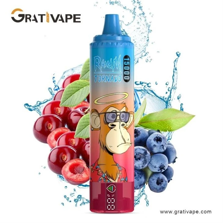 BLUE RAZZ CHERRY Grativape RahdM TORNADO 15000