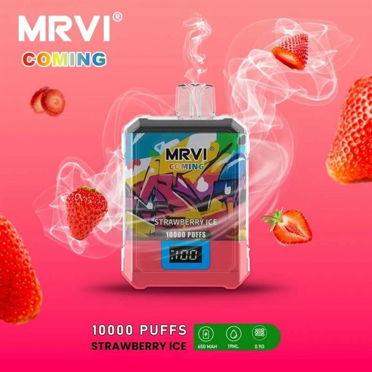 100-Original-Mrvi-Coming-10000-Puffs-Disposable-Vape-Pen-19ml-Prefilled-Pod-Mesh-Coil-Wholesale-I-Vape 1