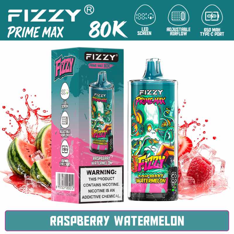 Fizzy 80K Prime Max-Raspberry Watermelon Fizzy 80K Prime Max-Raspberry Watermelon
