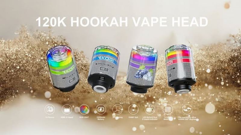 KORI 120K HOOKAH WAPE HEAD 2 KORI 120K HOOKAH WAPE HEAD 2