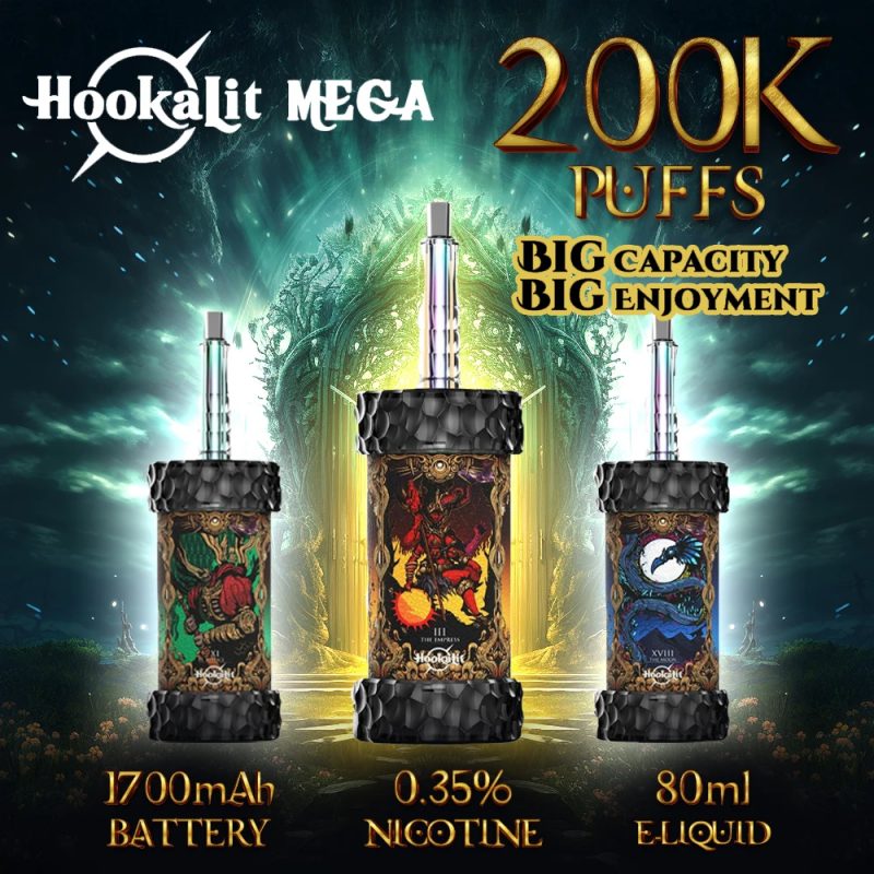 OLITHookalit200KPuffDisposableHookalit Mega 200K