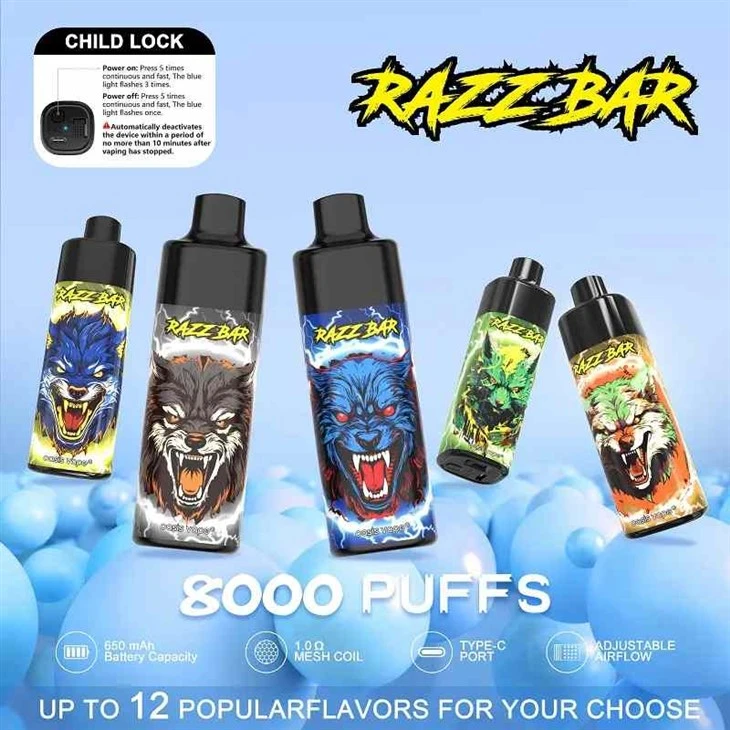 RAZZ BAR 8000 Puffów