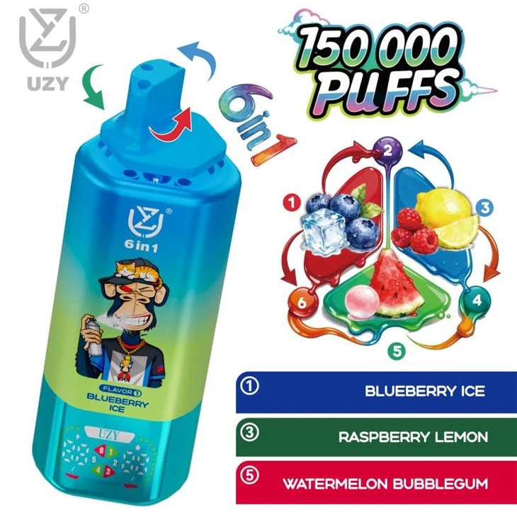 UZY 6 w 1 150000 Puffs Vape