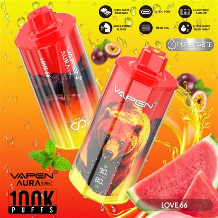 VAPEN AURA 100000 CZYSTY SMAK