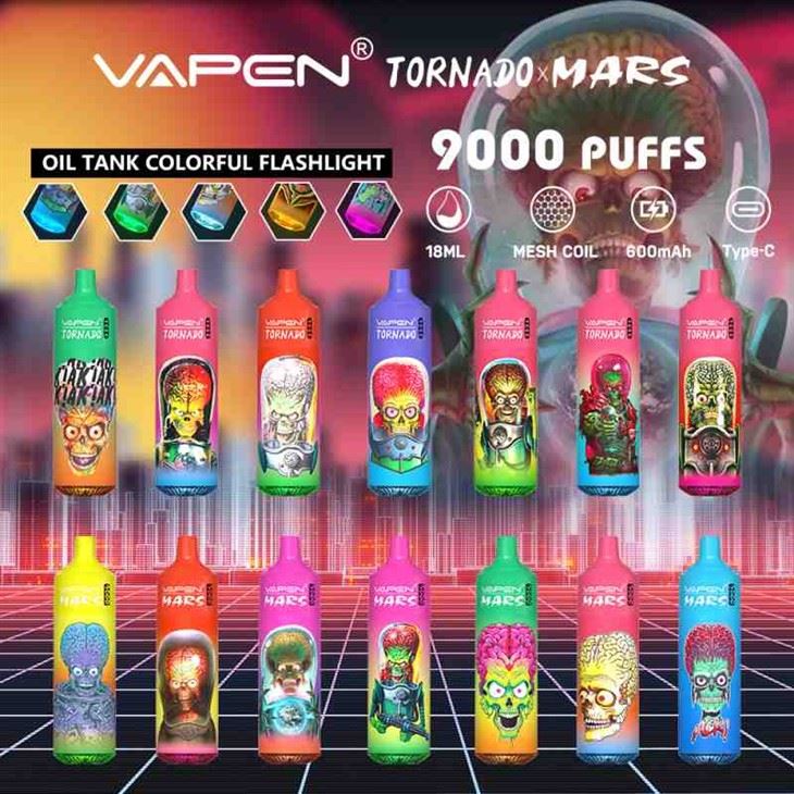 VAPEN TORNADO MARS 9000 PUFÓW