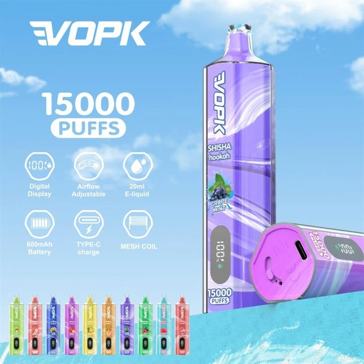 VOPK   Shisha   fajka wodna   15000   zaciągnięcia   Vape